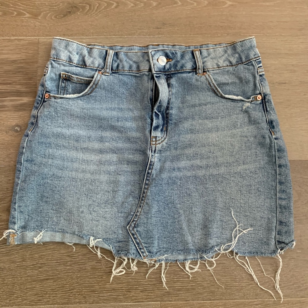 Denim Mini Skirt